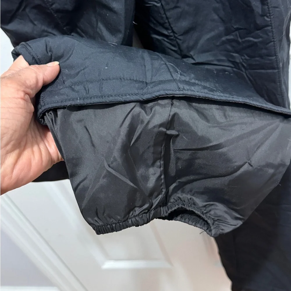 FERA size 10 black ski overalls made in Hong Kong